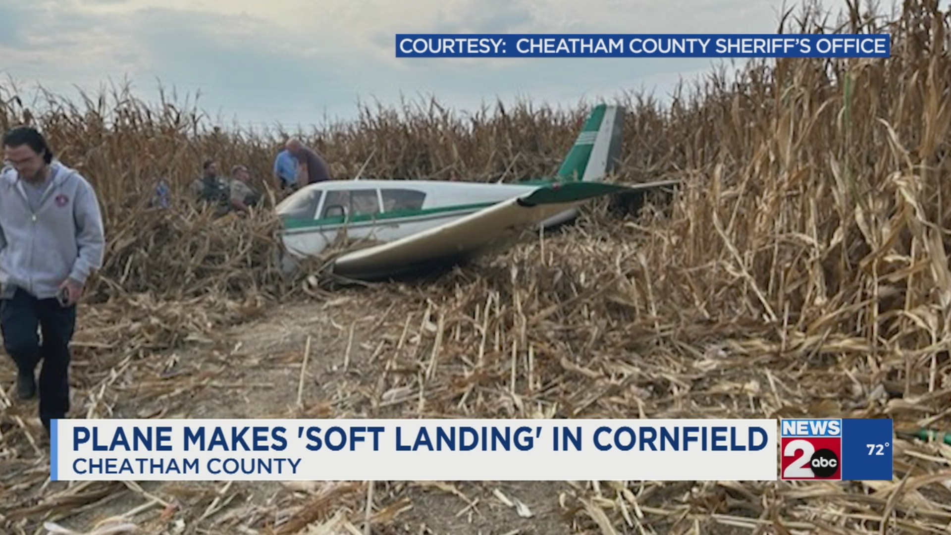 Plane makes ‘soft landing’ in Cheatham County cornfield – WKRN News 2
