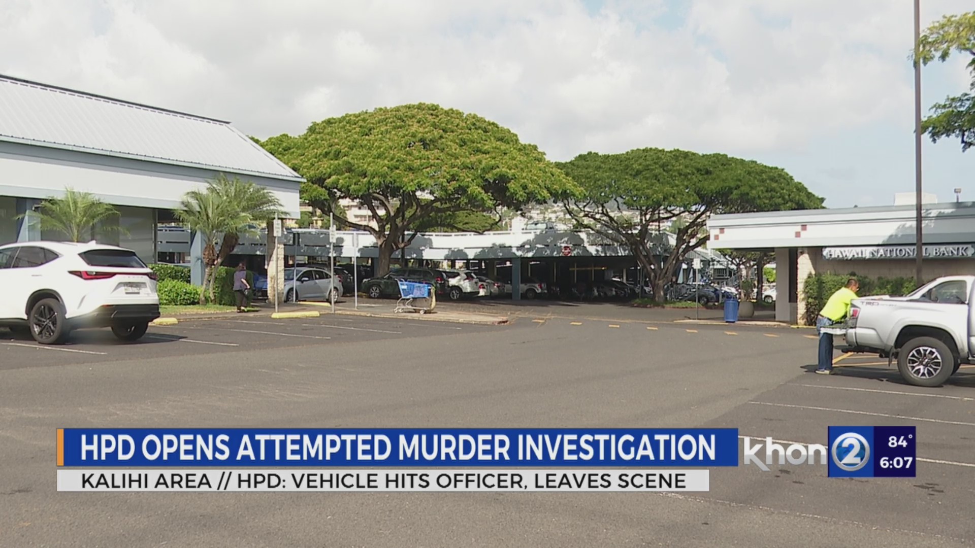 Man hits HPD officer with stolen car, investigation underway – KHON2