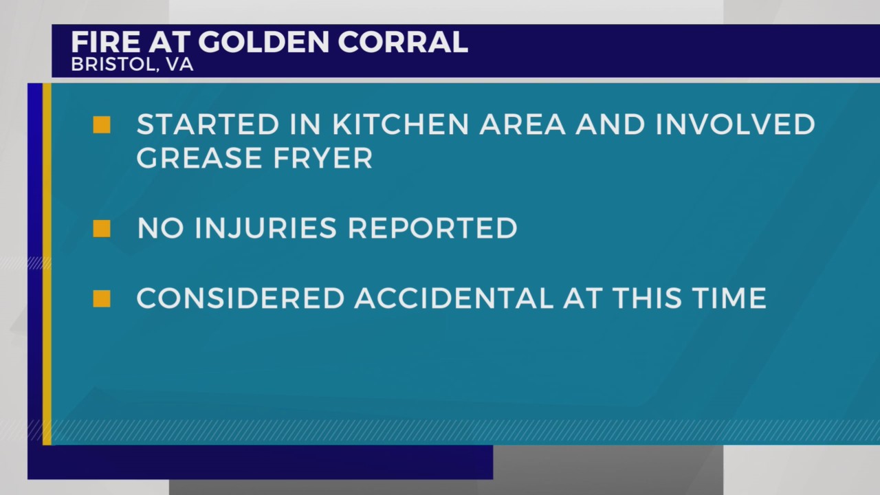 Bristol, Virginia crews respond to fire at Golden Corral – WJHL | Tri ...