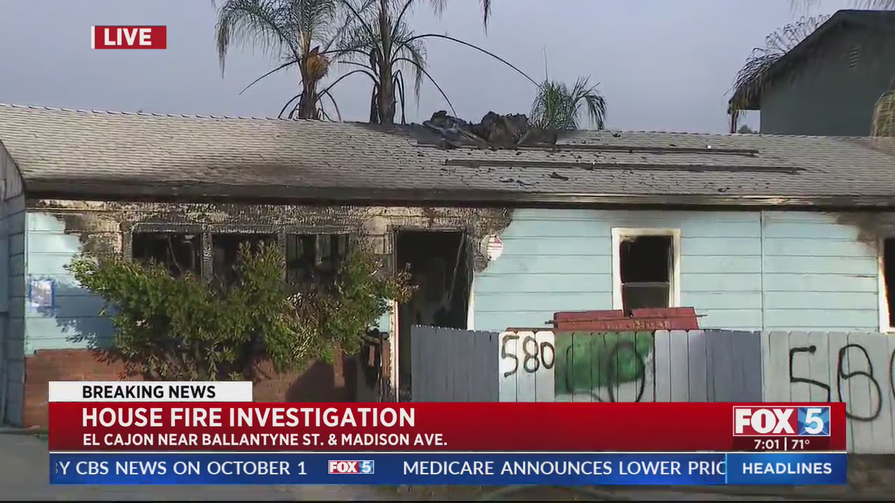 Crews respond to house fire in East County – FOX 5 San Diego & KUSI News