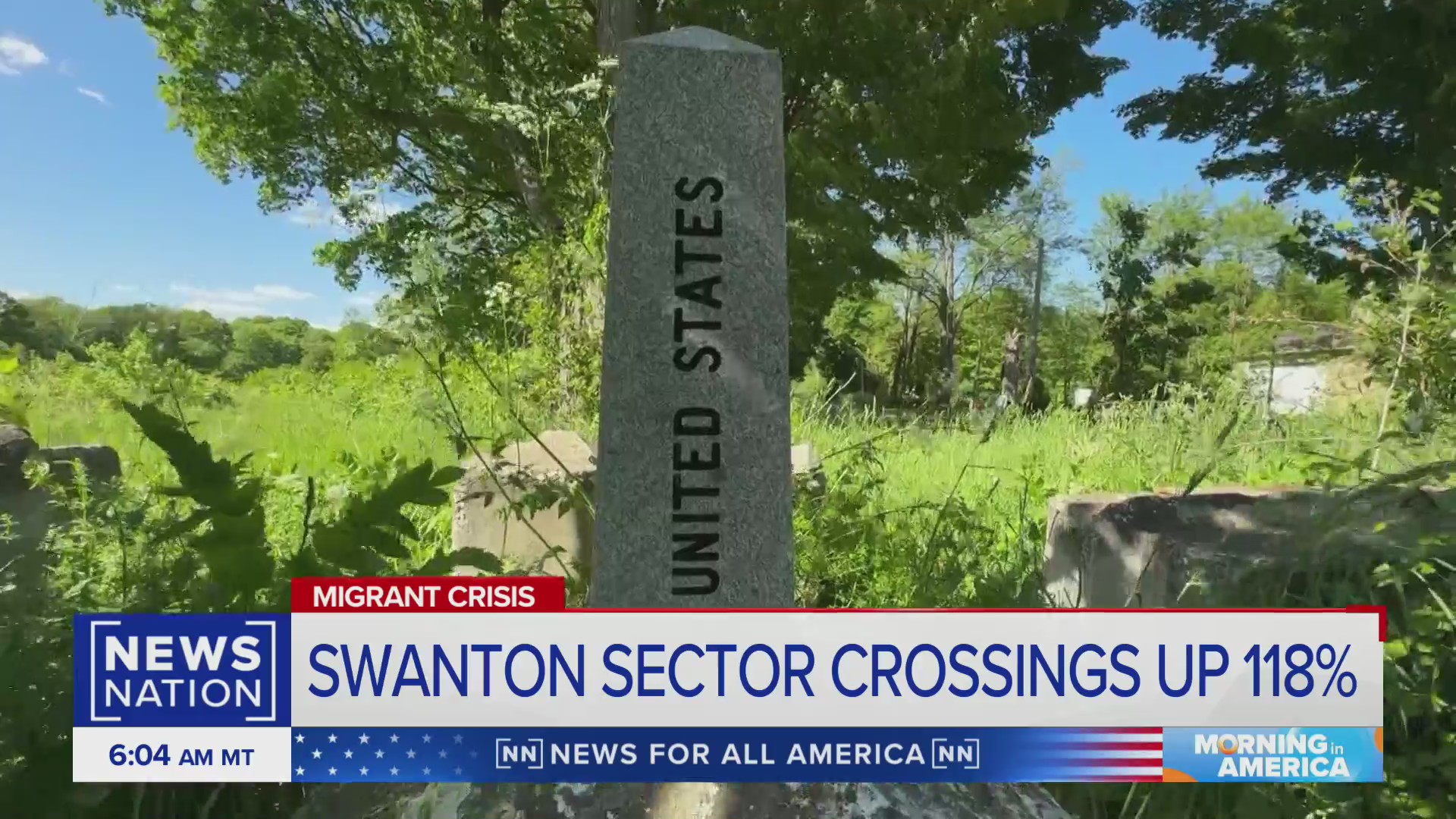 Northern US border sees increase in unlawful crossings | Morning in ...