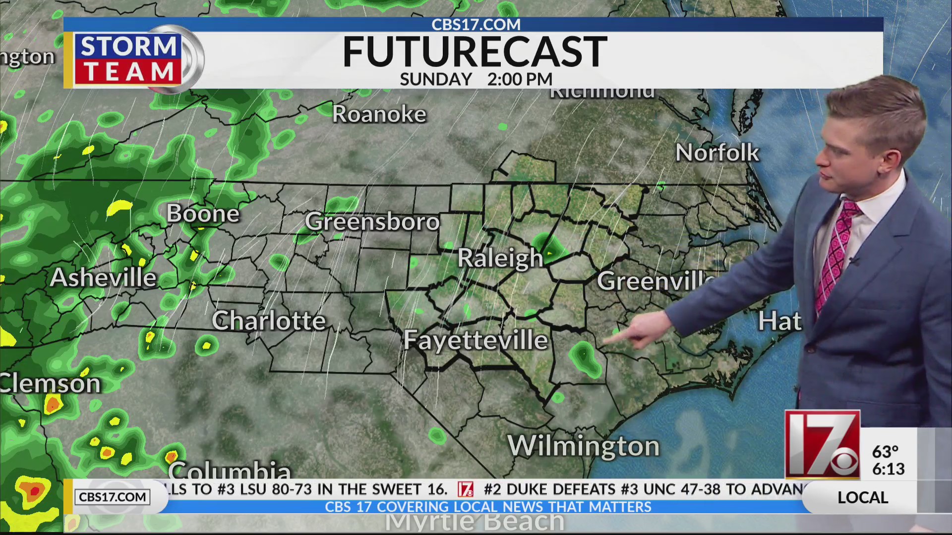 Dry Saturday, severe storms possible Monday – CBS17.com