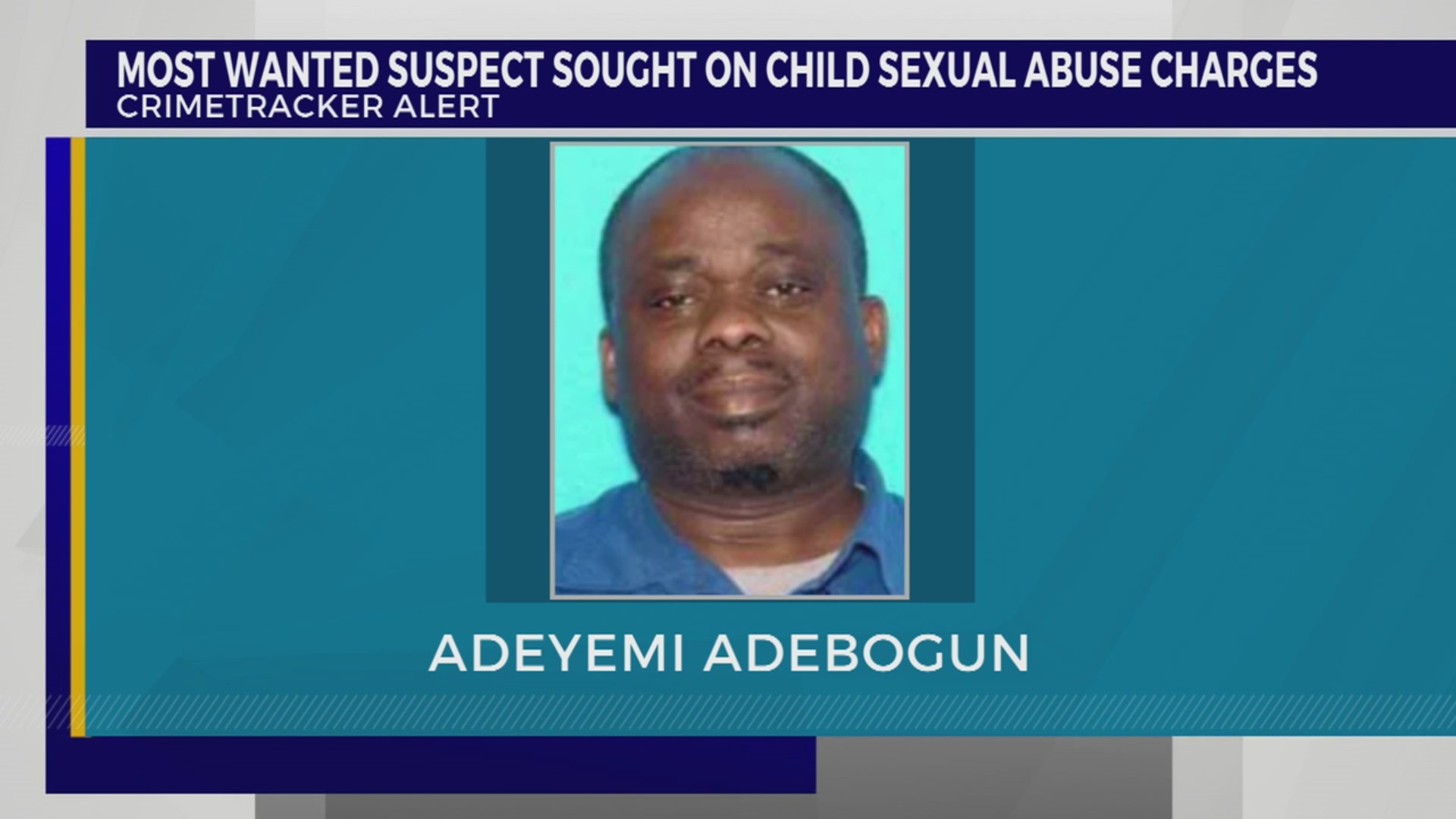 Most Wanted suspect sought on child sexual abuse charges – WKRN News 2