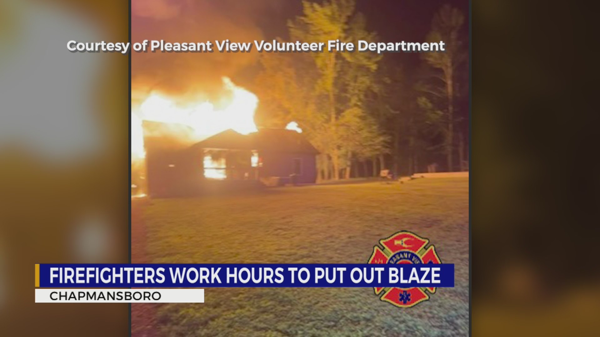 Fire crews work structure fire in Chapmansboro – WKRN News 2
