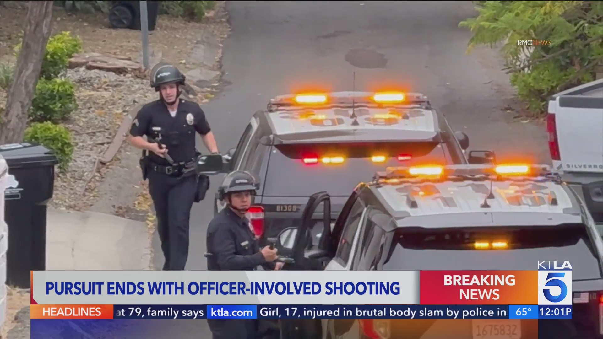 Woman in serious condition after pursuit ends in officer-involved ...