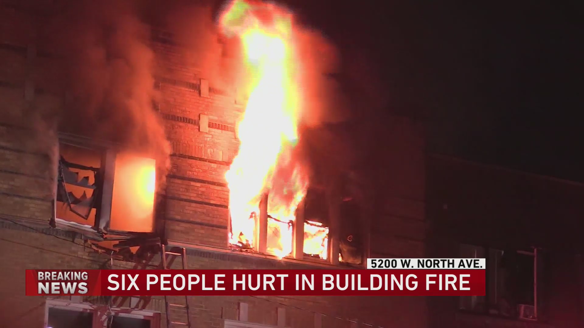 6 hospitalized after overnight apartment fire on West Side – WGN-TV