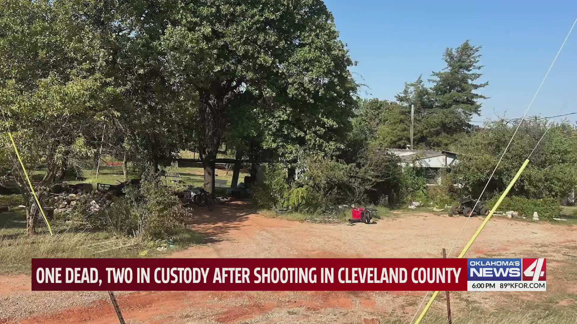One dead, two in custody after shooting in Cleveland County – KFOR.com ...