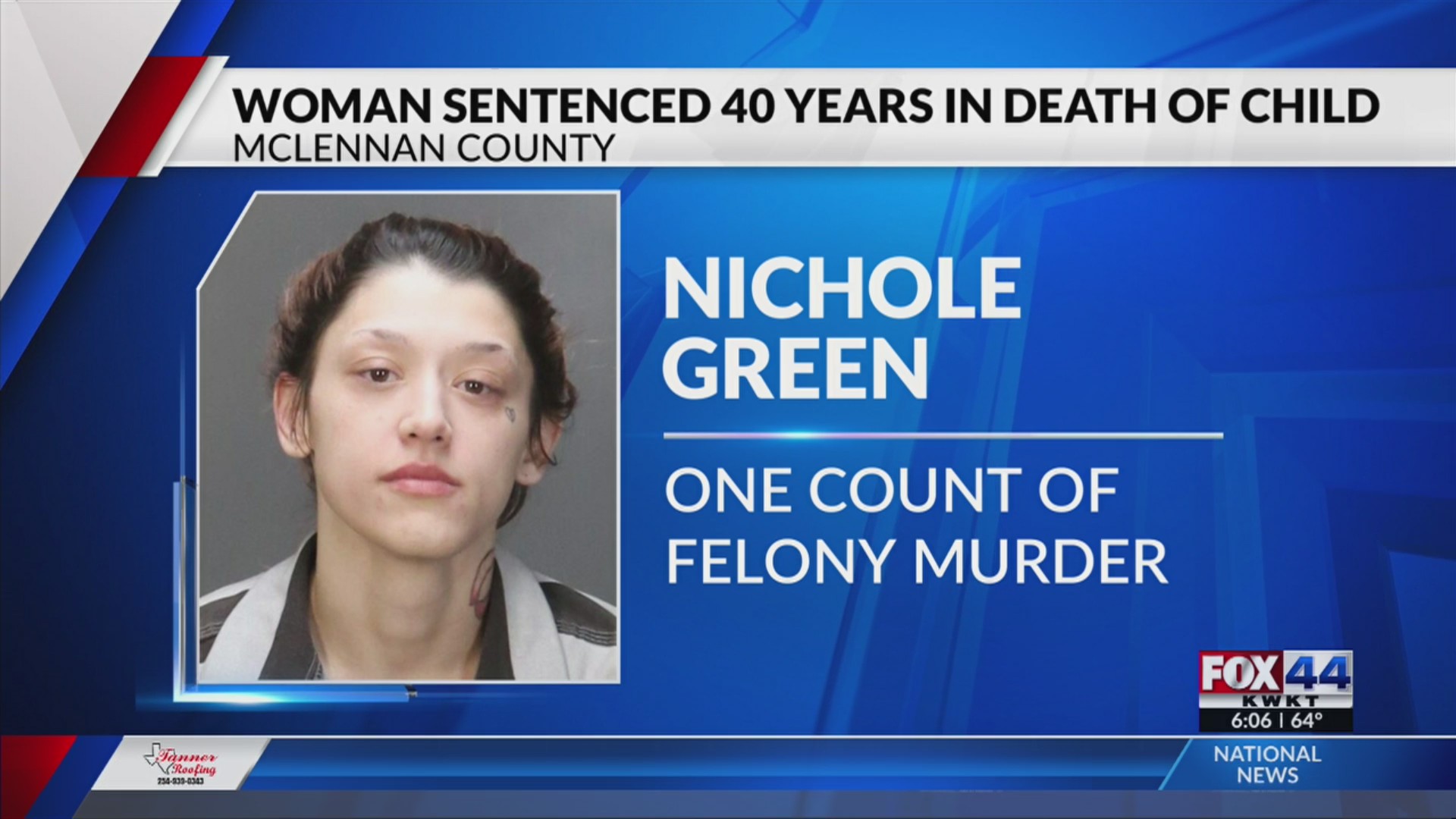 Woman sentenced to 40 years in death of her own child – KWKT – FOX 44