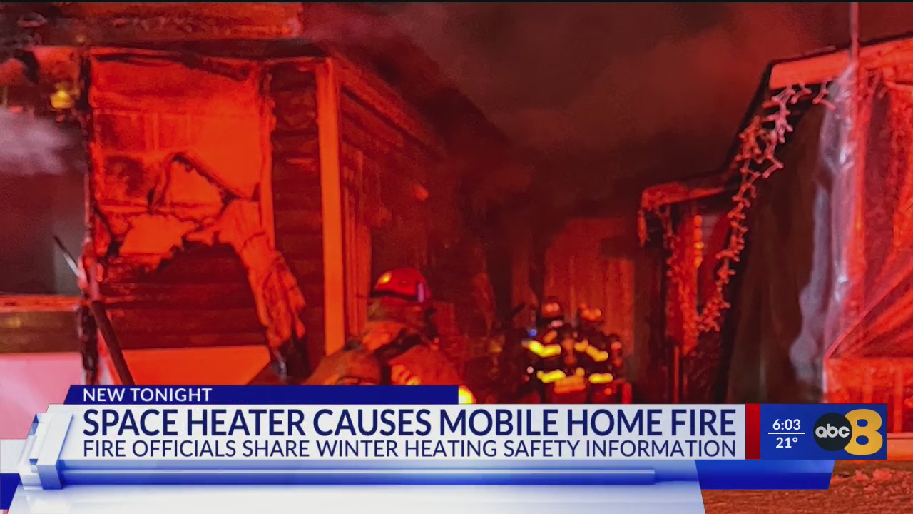 Space heater sparks Chesterfield mobile home fire, officials issue ...