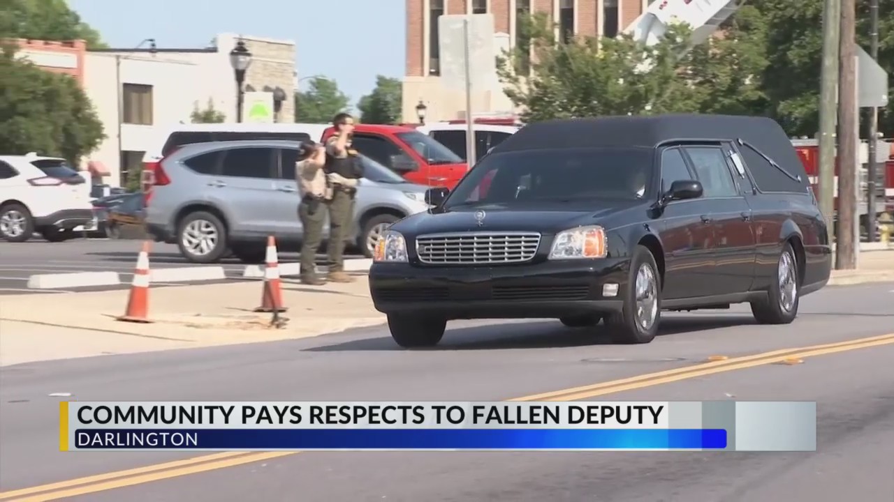 Darlington County community pays respects to fallen sheriff’s deputy – WBTW