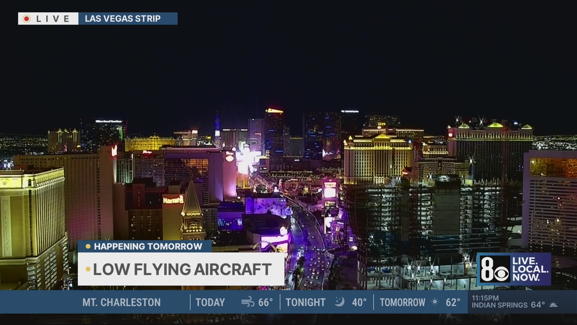 Altitutes Helicopter to fly low altitudes over Las Vegas valley – KLAS