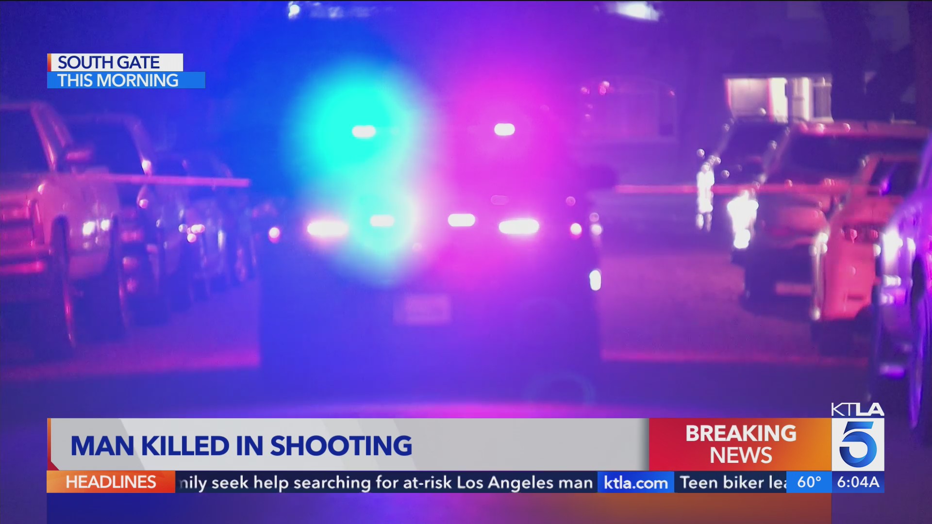 Shooting in South Gate leaves man dead KTLA