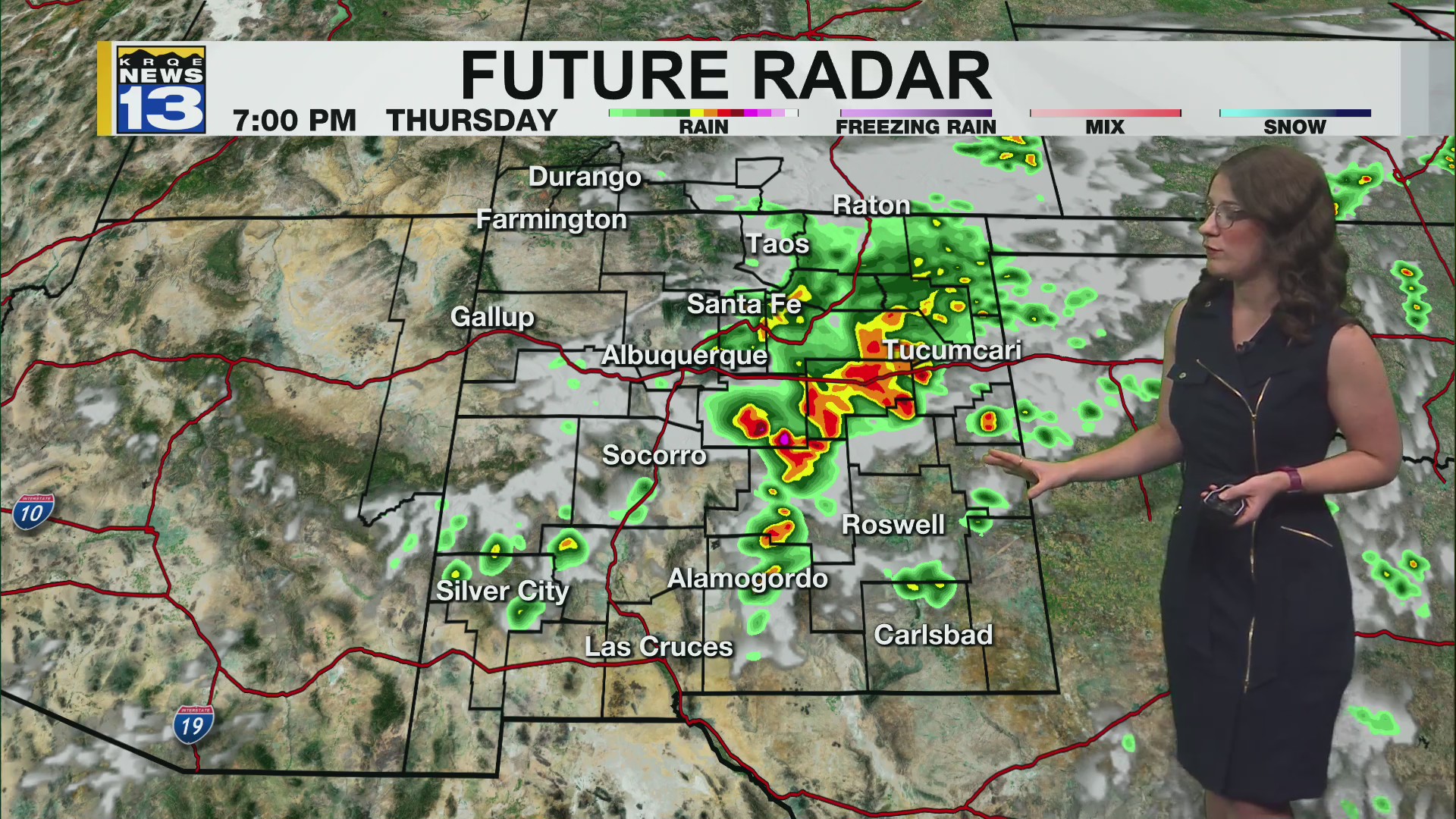 Rain coming to New Mexico tonight – KRQE NEWS 13 – Breaking News ...