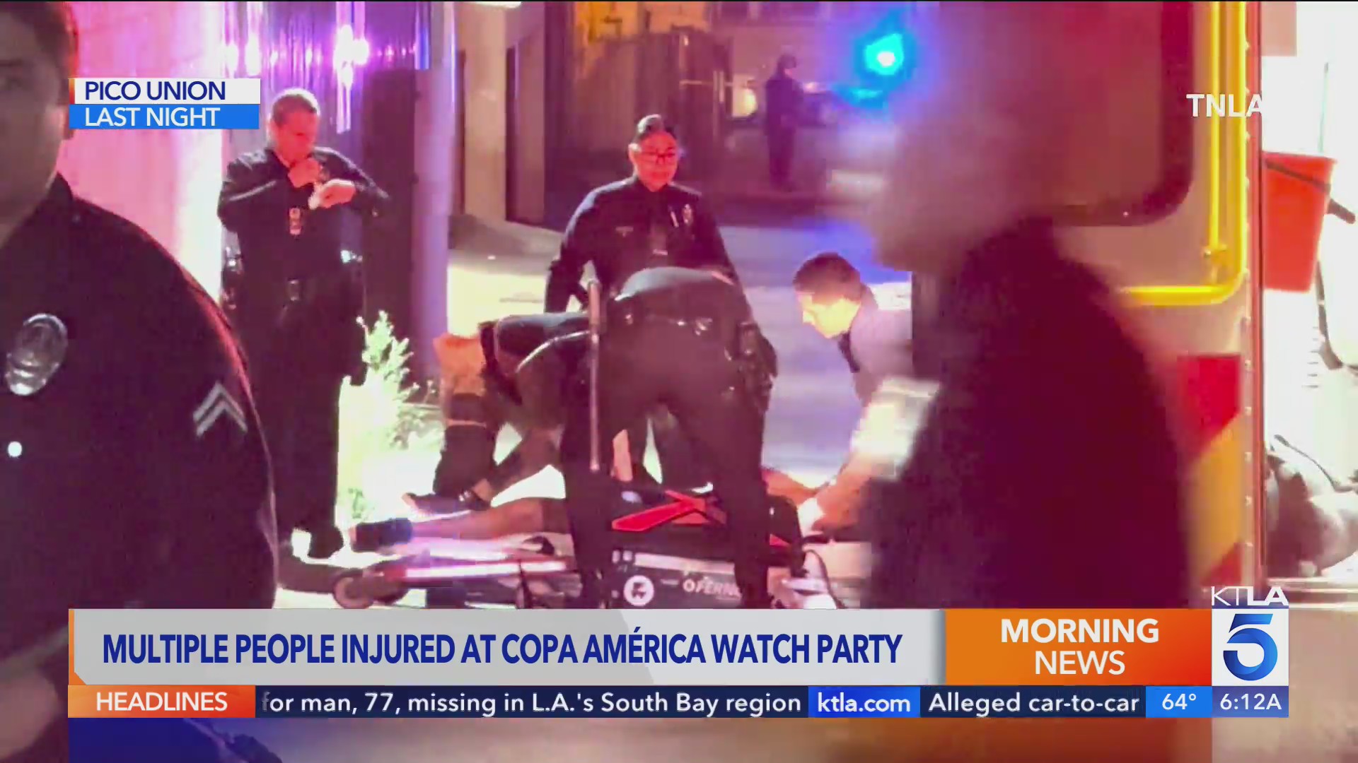 Multiple people injured at Copa América watch party in Los Angeles – KTLA