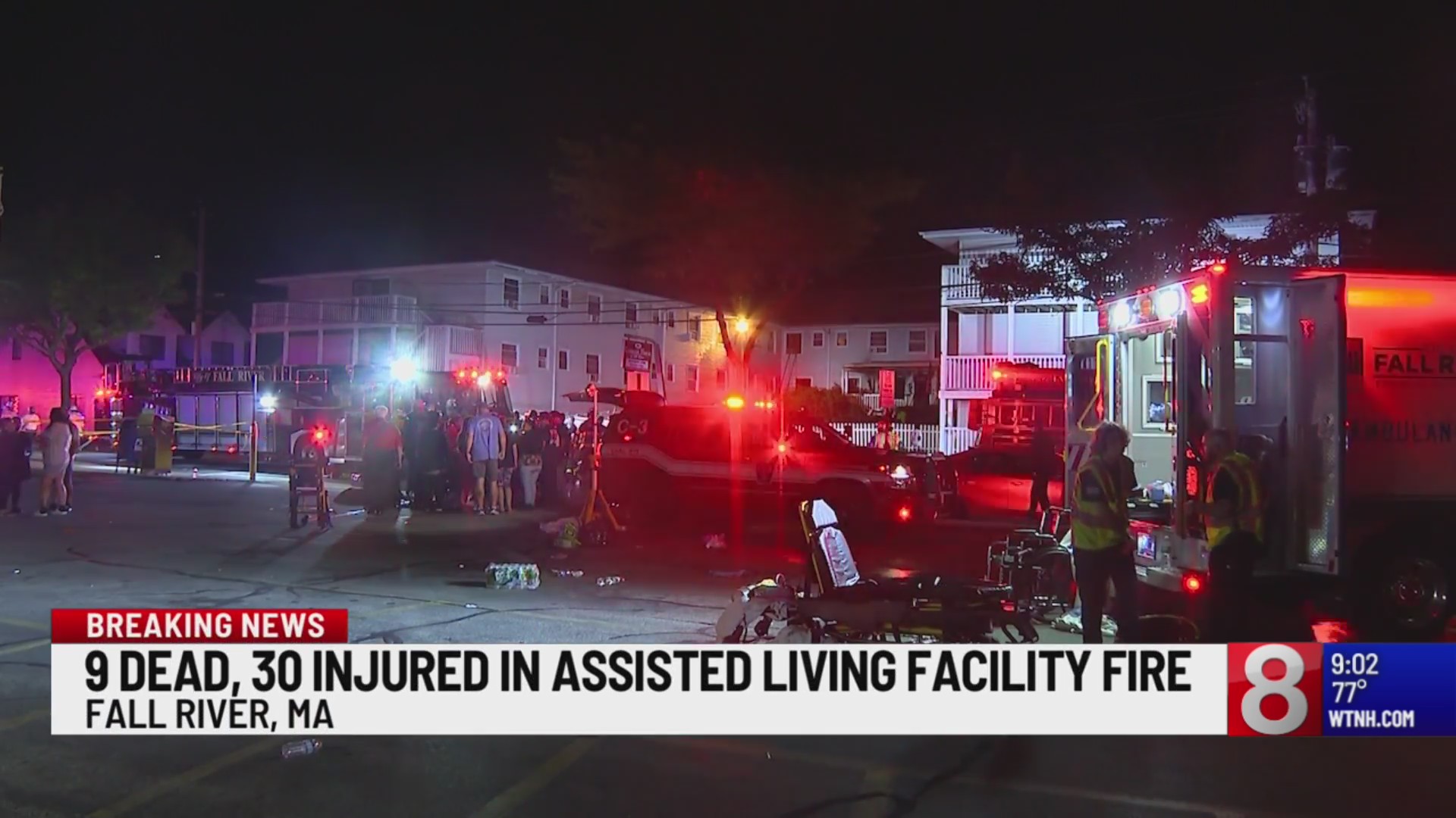 Nine deaths in fire at Massachusetts assisted living facility – WTNH.com