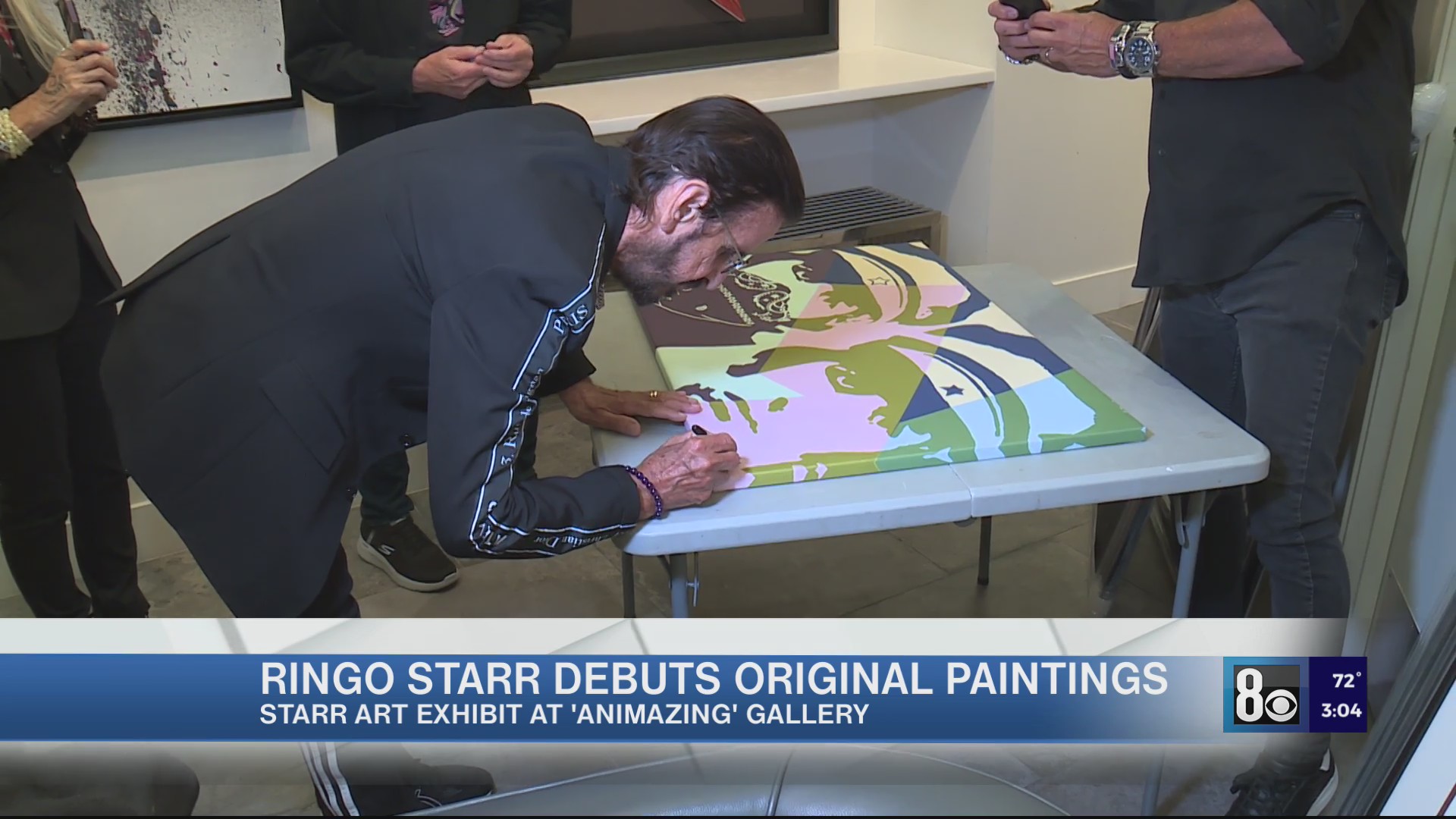 Ringo Starr debuts original paintings at Animazing Art Gallery in Las ...