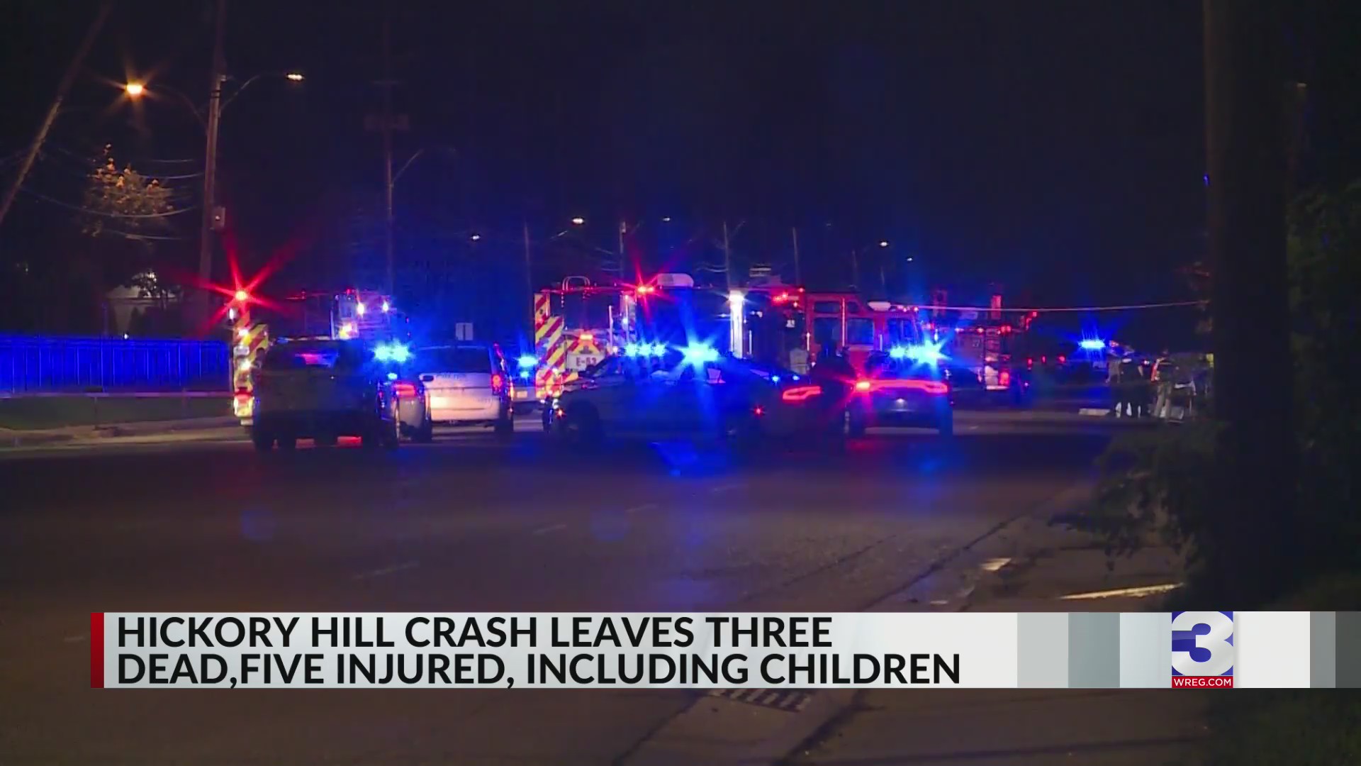 Hickory Hill crash leaves three dead and five others injured – WREG.com