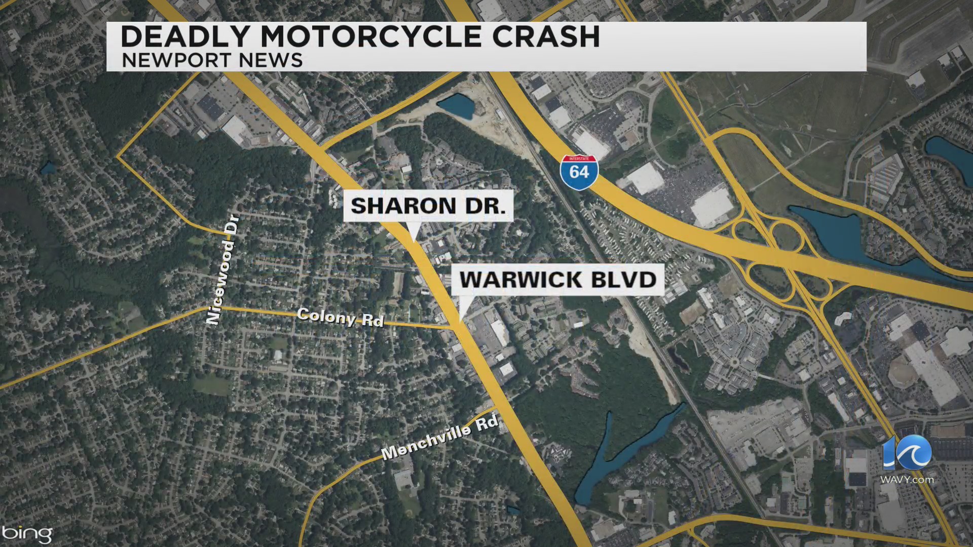 Motorcyclist dead after crash in Newport News – WAVY.com