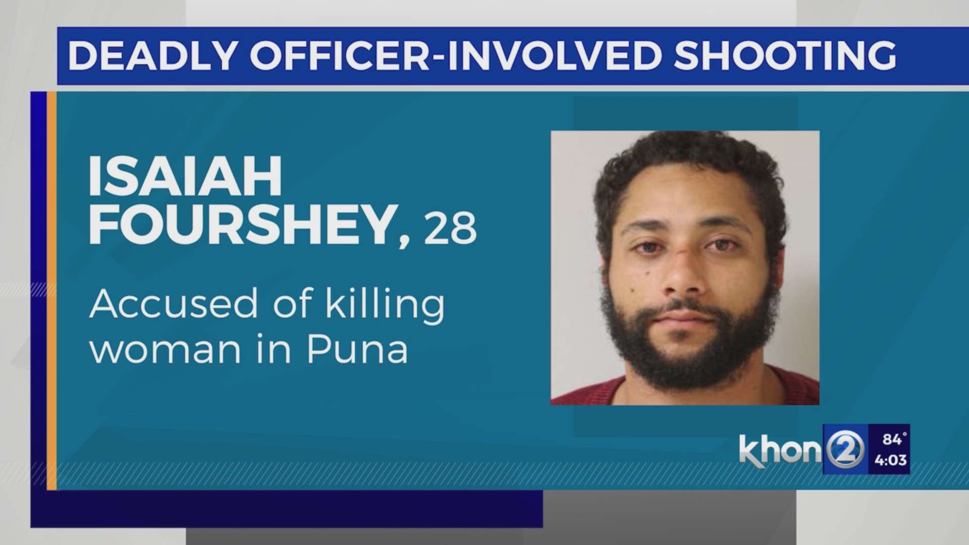 Murder suspect dead after officer-involved shooting on Big Island – KHON2