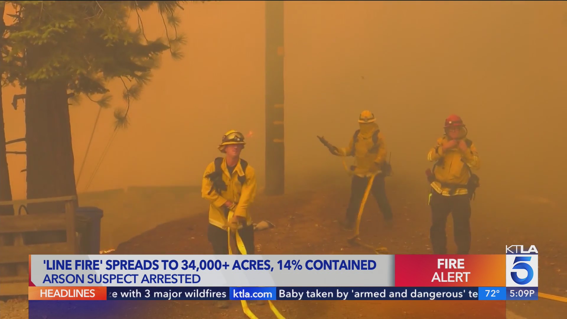 Line Point Fire Neighbors in disbelief after arrest of Line Fire suspect – KTLA