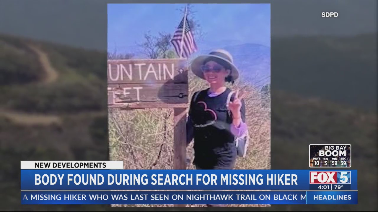 Body found during search for missing hiker – FOX 5 San Diego & KUSI News