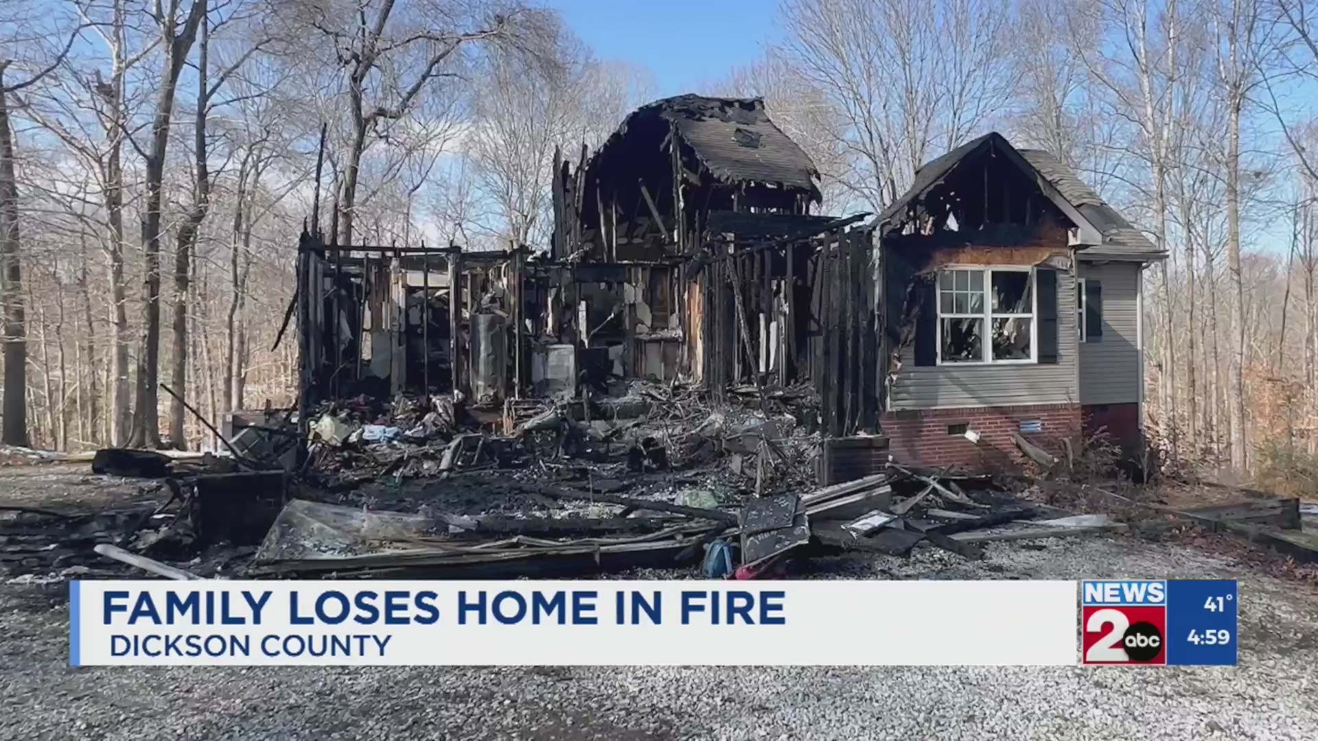 Dickson County family loses home in fire – WKRN News 2