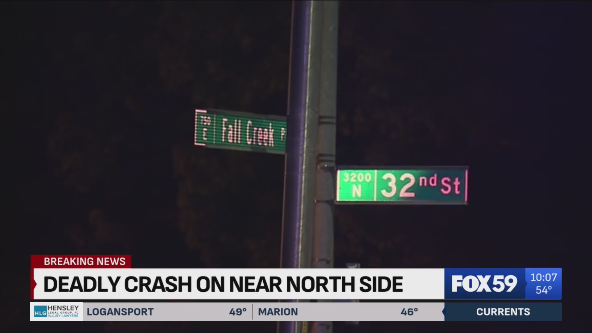 At least 1 killed in crash on Indy’s near north side – Fox 59