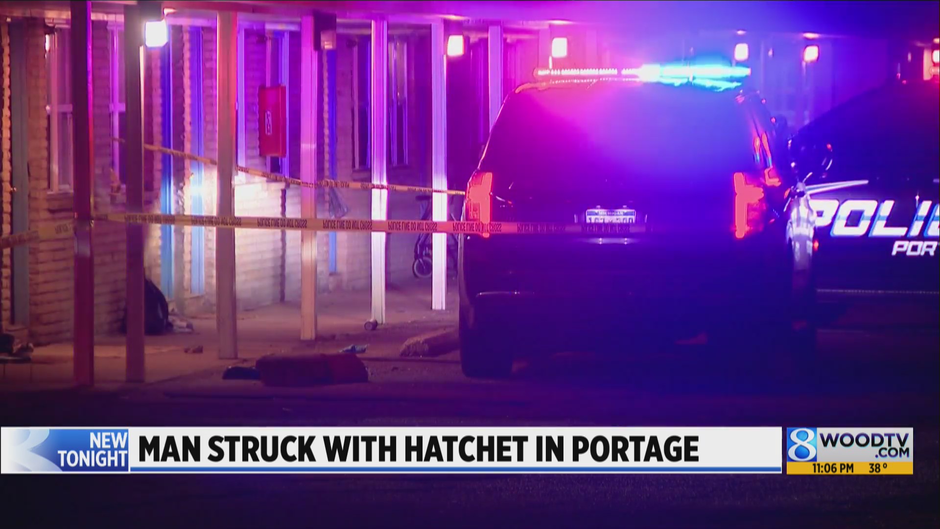 Police: Man injured in hatchet attack at Portage motel – WOODTV.com