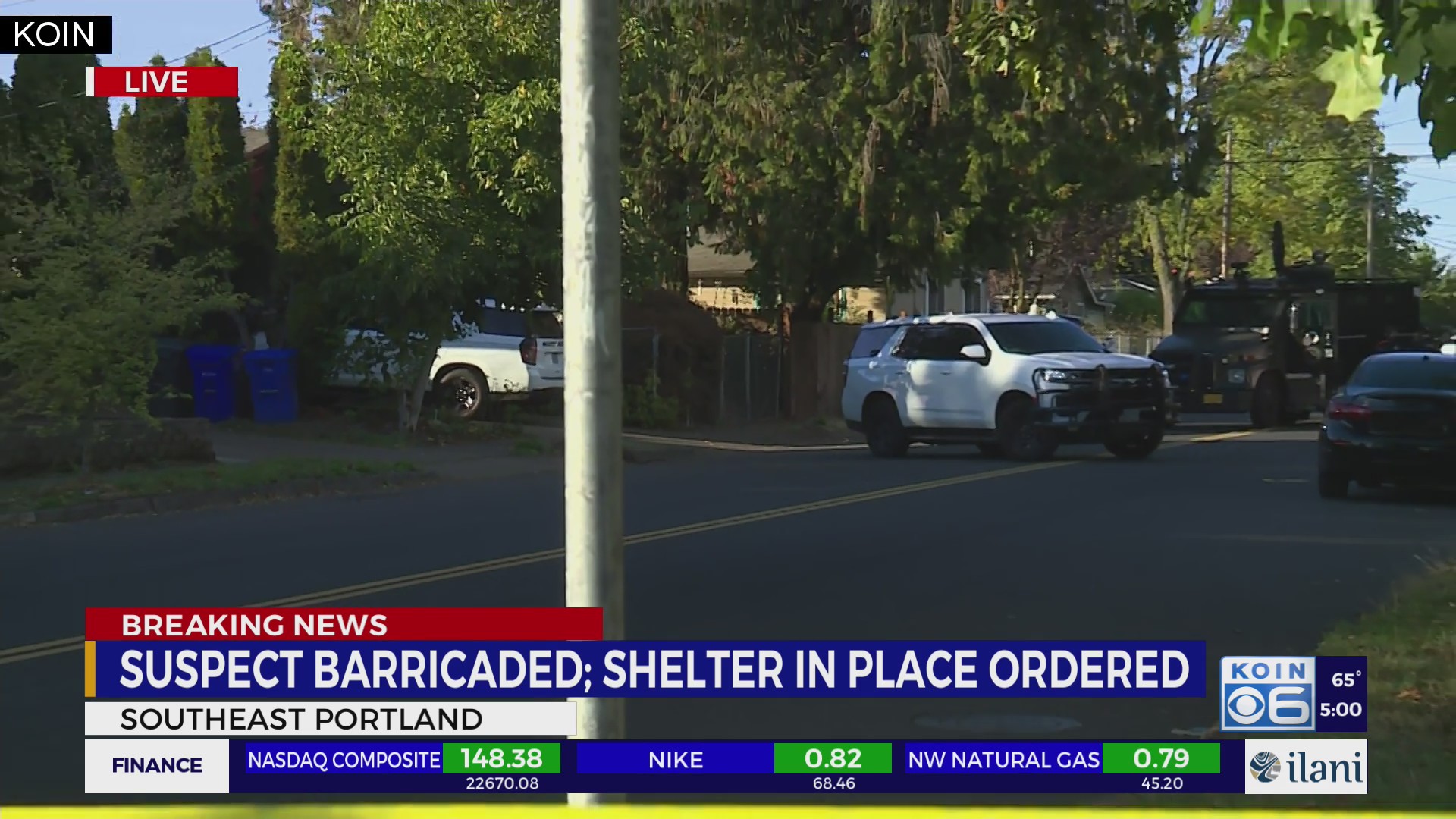 Portland police respond to armed suspect barricaded in Brentwood ...