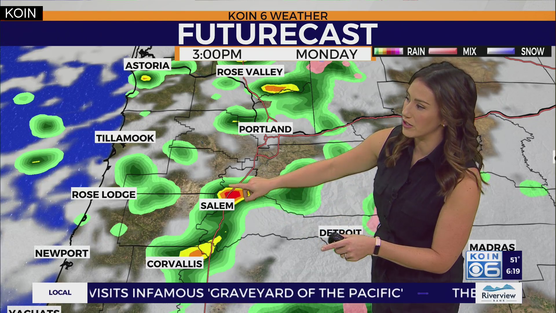 Showers & storms Monday in Portland with more rain possible by ...