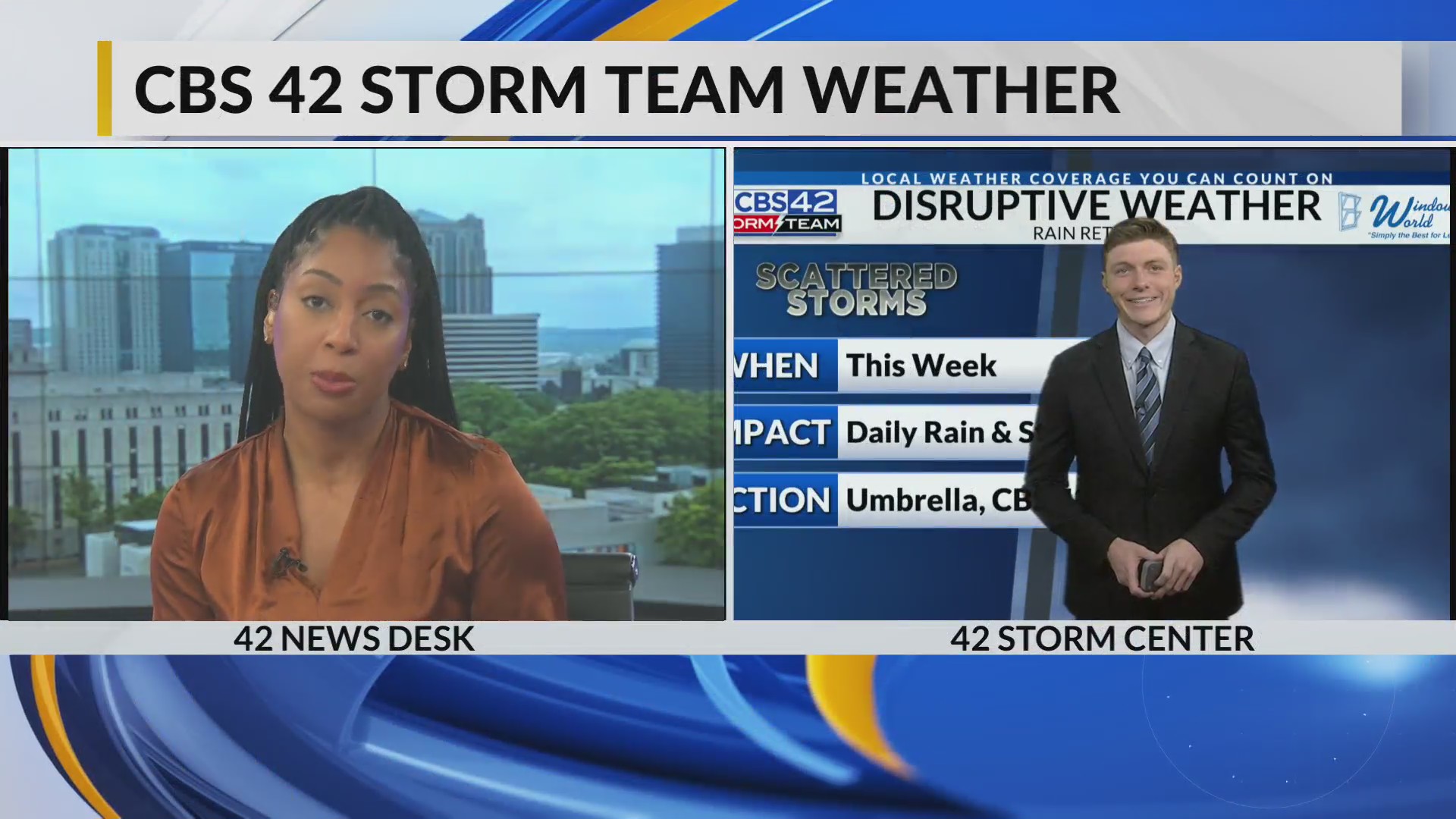 Showers and Storms Return – CBS 42 News @ Noon – CBS 42