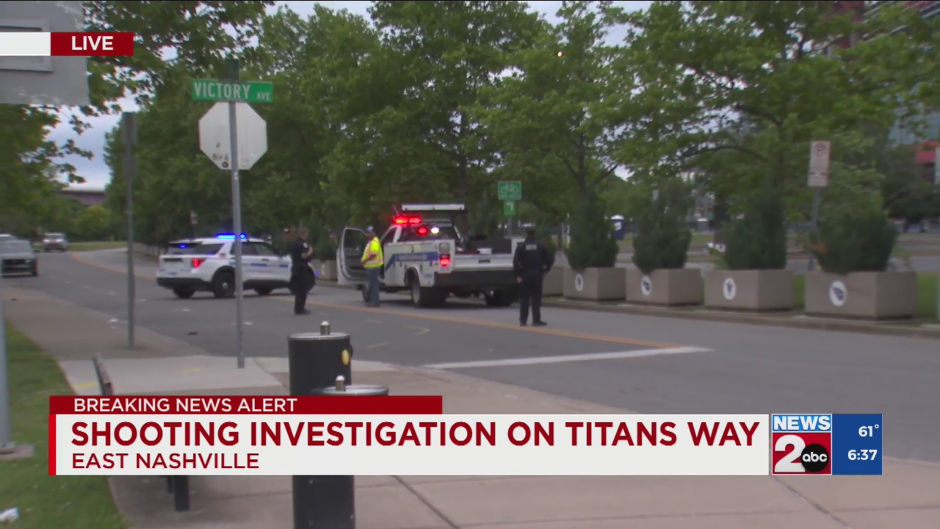 Shooting investigation underway on Titans Way in Nashville – WKRN News 2