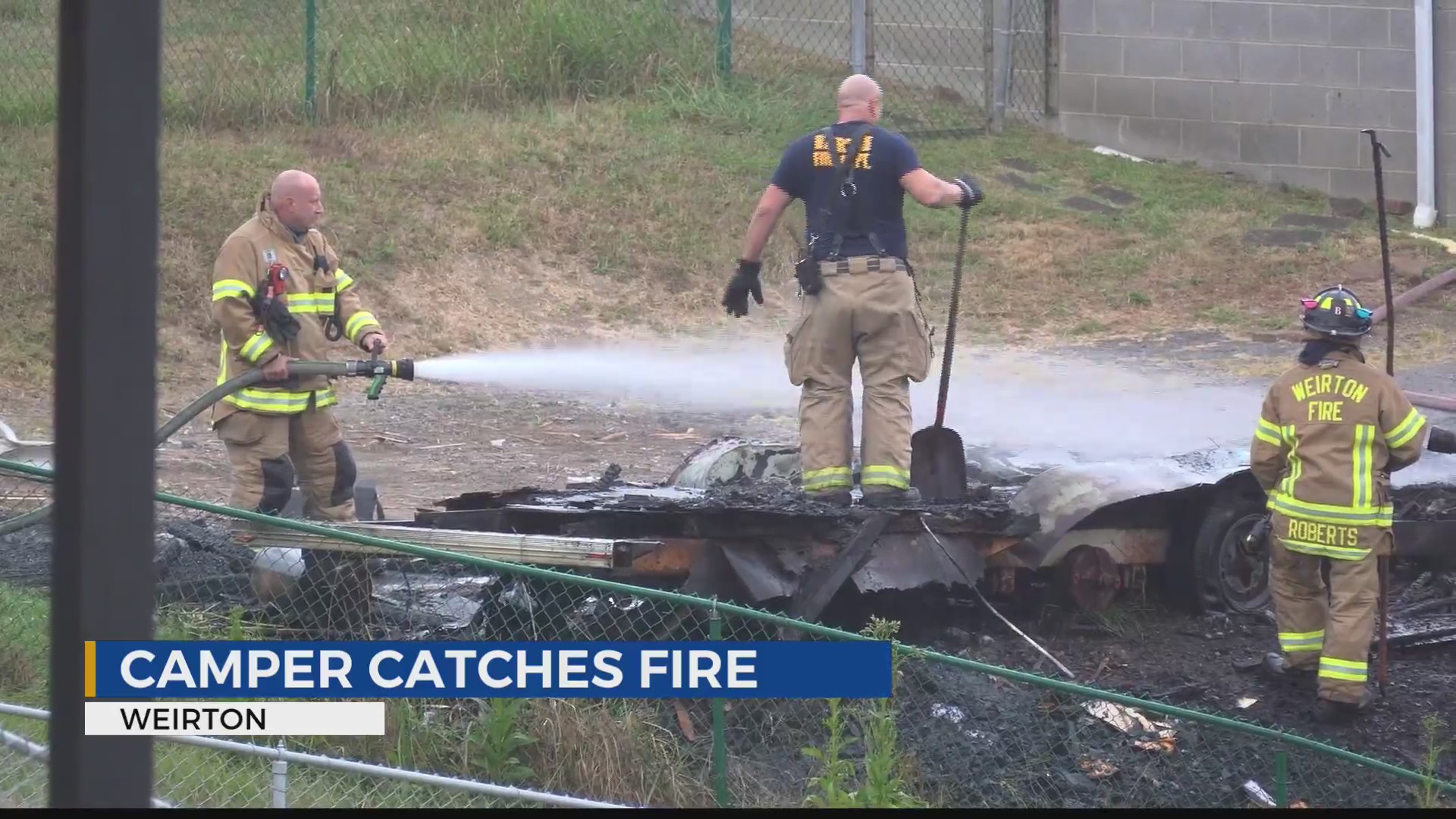 Fire crews put out camper fire in West Virginia – WTRF