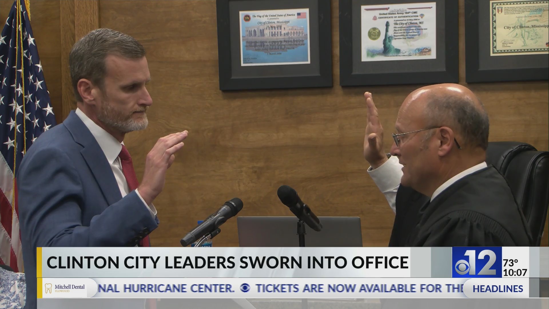 New Clinton mayor, aldermen sworn into office – WJTV