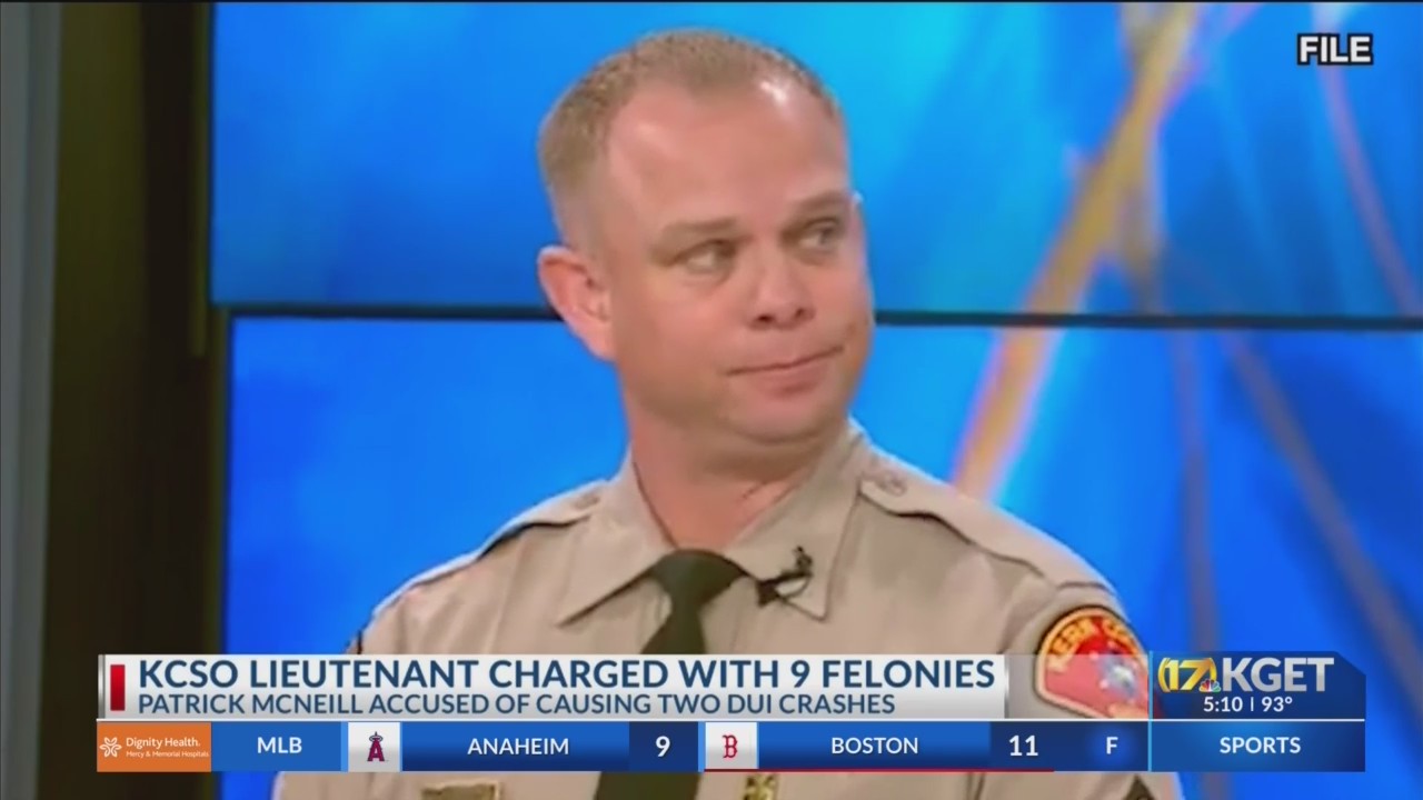 KCSO Lieutenant charged with 9 felonies – KGET 17 News