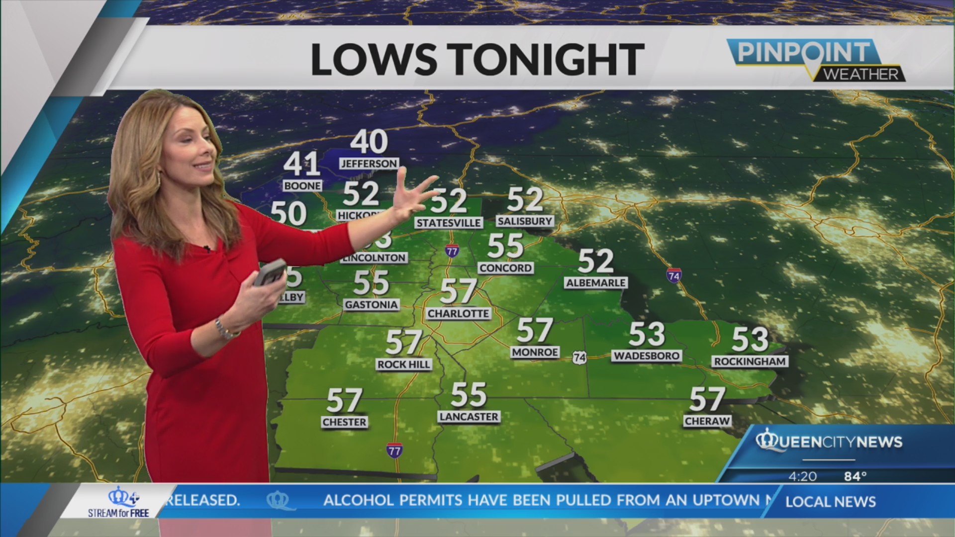 Cold front brings slight shower chance today, ahead of a big cool down ...
