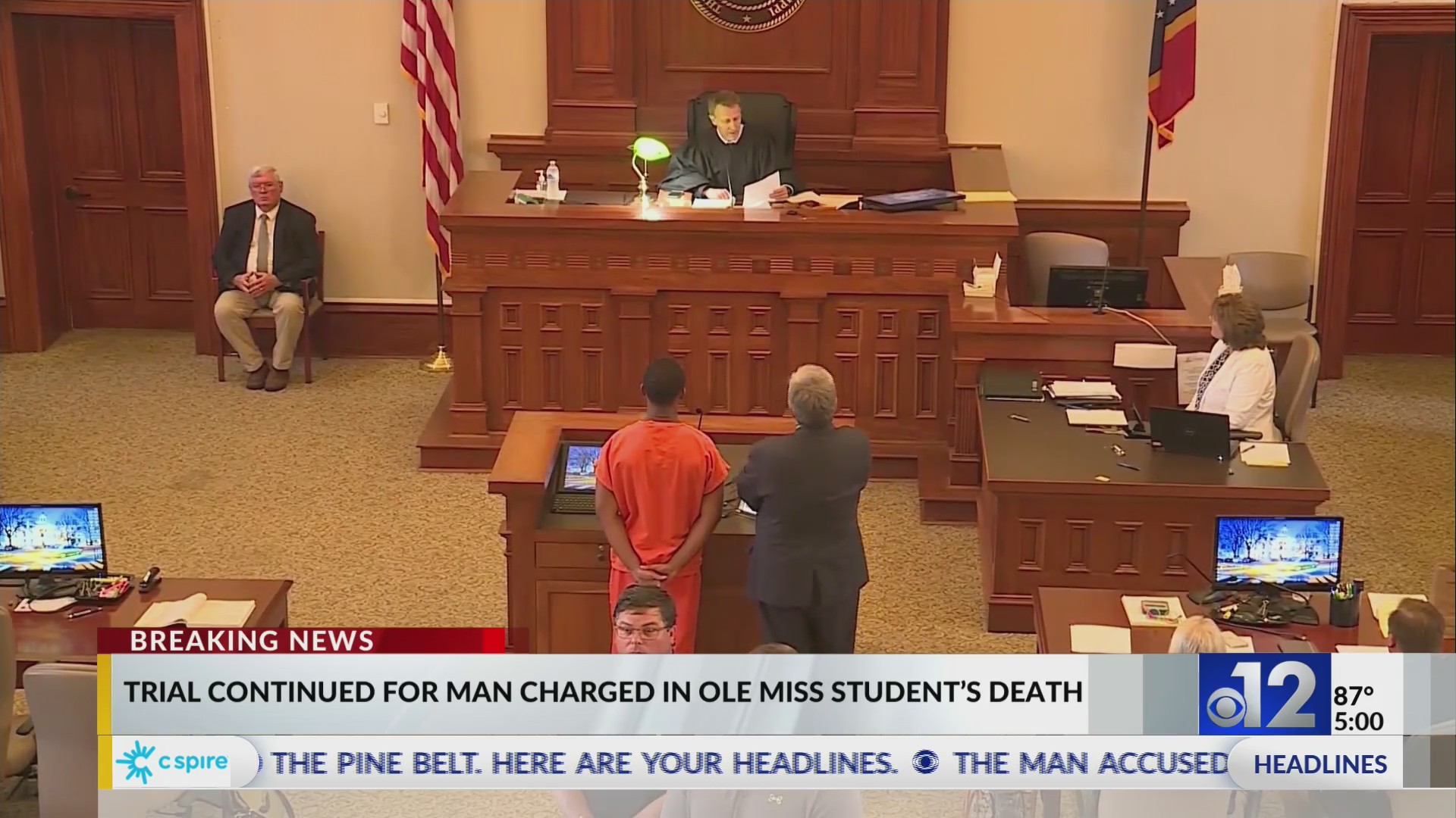 Trial continued for man charged in Ole Miss student’s death – WJTV