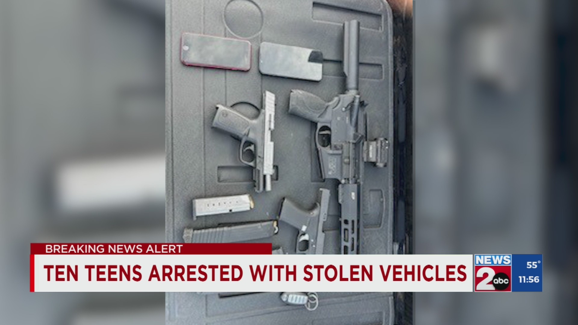10 teens arrested after police recover stolen vehicles, firearms – WKRN ...