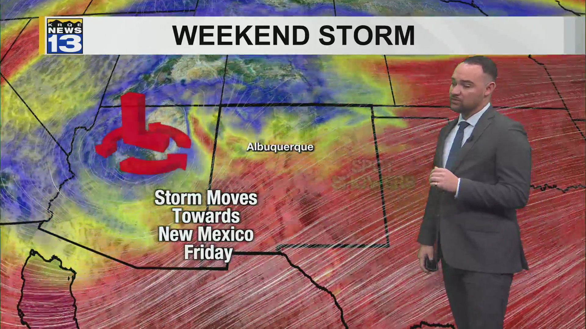 Strong winds move through ahead of more rain and snow to end the week ...