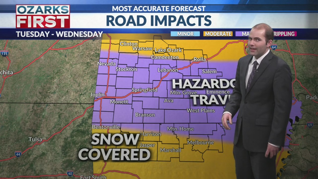 Hazardous travel on Tuesday and Wednesday due to heavy snow – KOLR ...