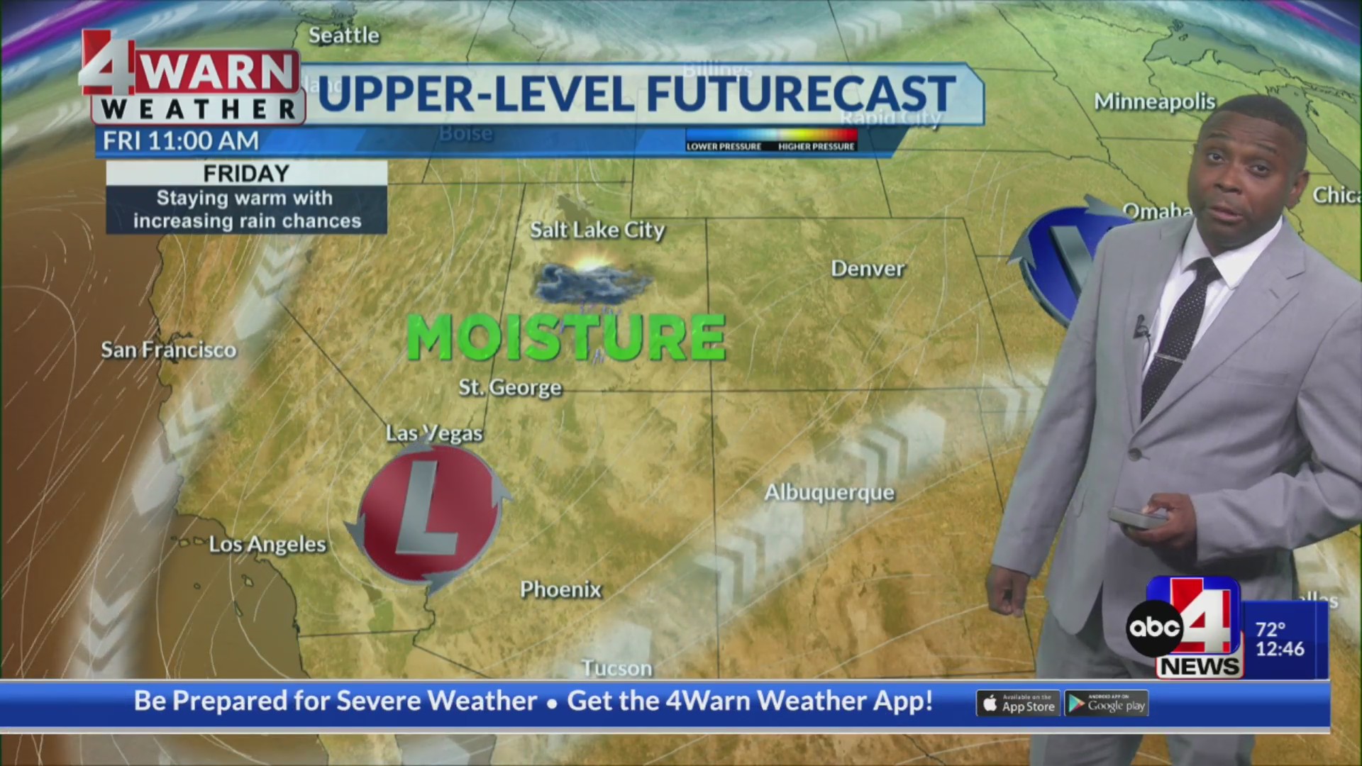 Sunny and warmer Wednesday, with increasing rain chances for SW Utah to ...