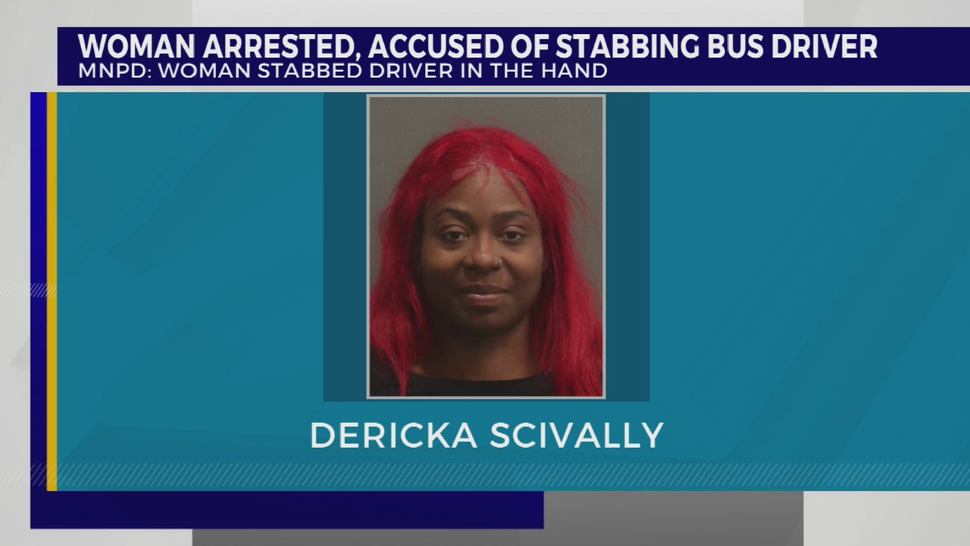 Woman arrested, accused of stabbing WeGo bus driver – WKRN News 2