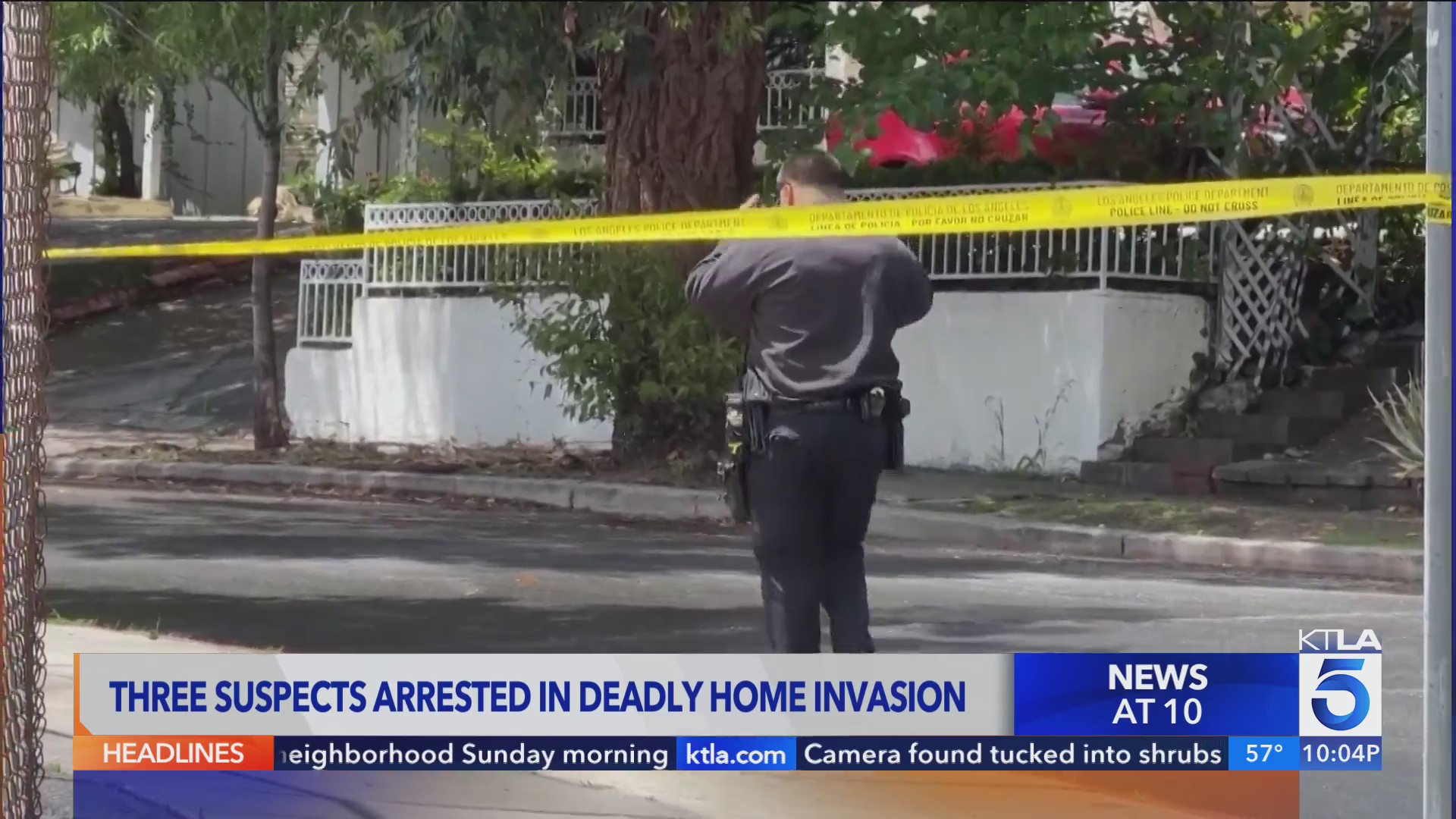 3 arrested in deadly Woodland Hills home invasion – KTLA