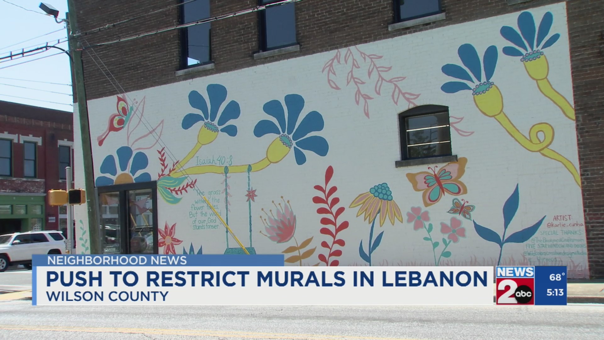 Push to restrict murals in Lebanon – WKRN News 2
