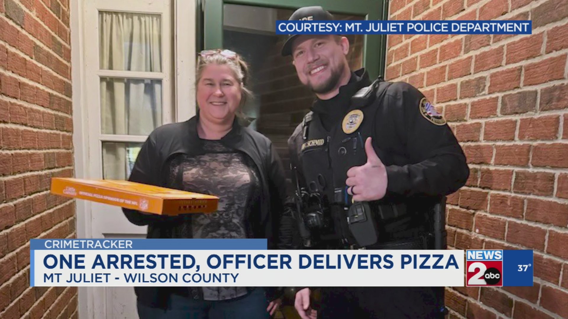 Wanted man arrested in Mt. Juliet while delivering pizza – WKRN News 2