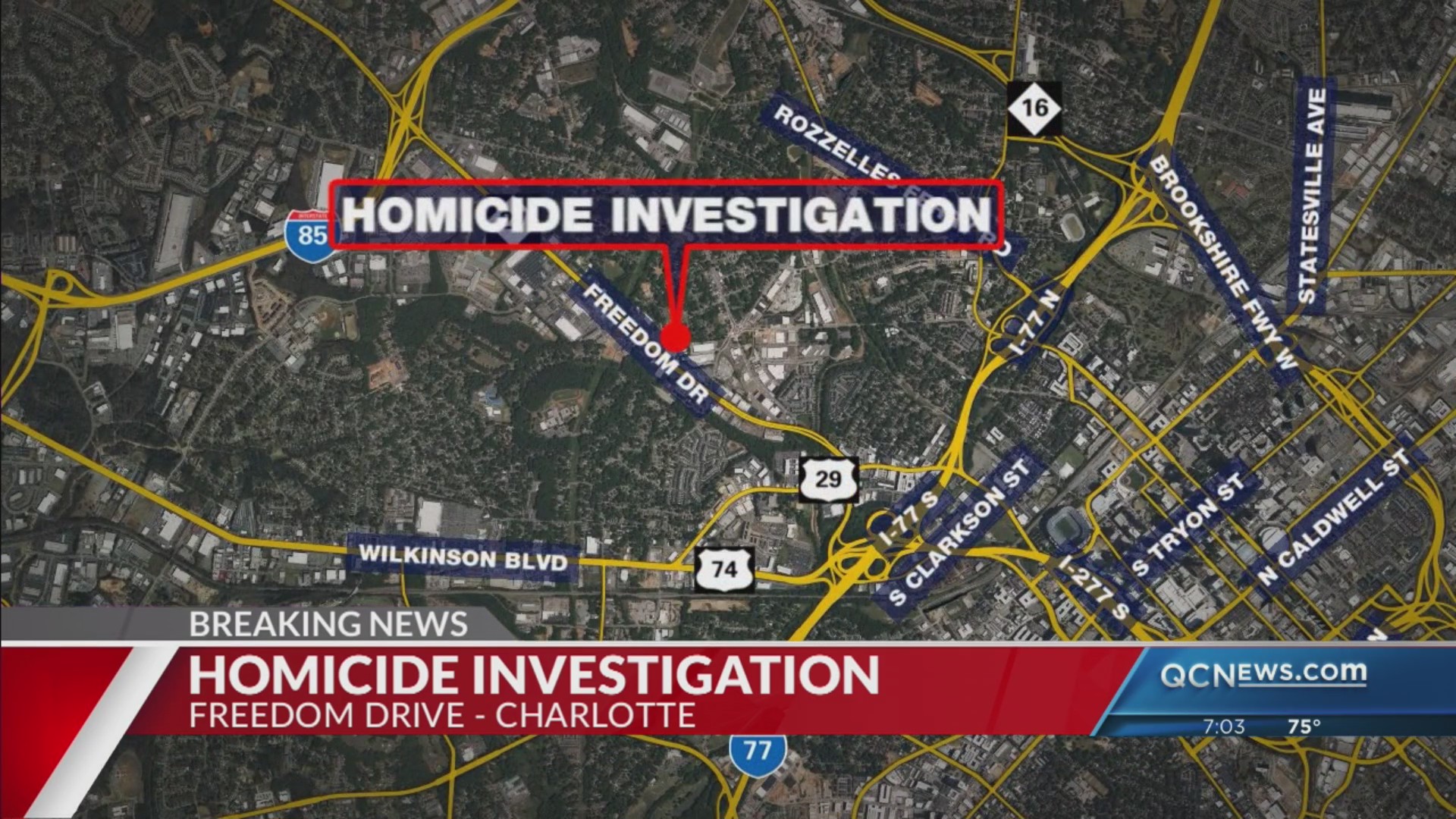 One person killed from gunshot wounds in west Charlotte – Queen City News