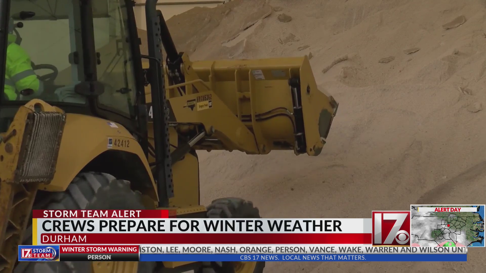 Crews prepare for winter weather in Durham – CBS17.com