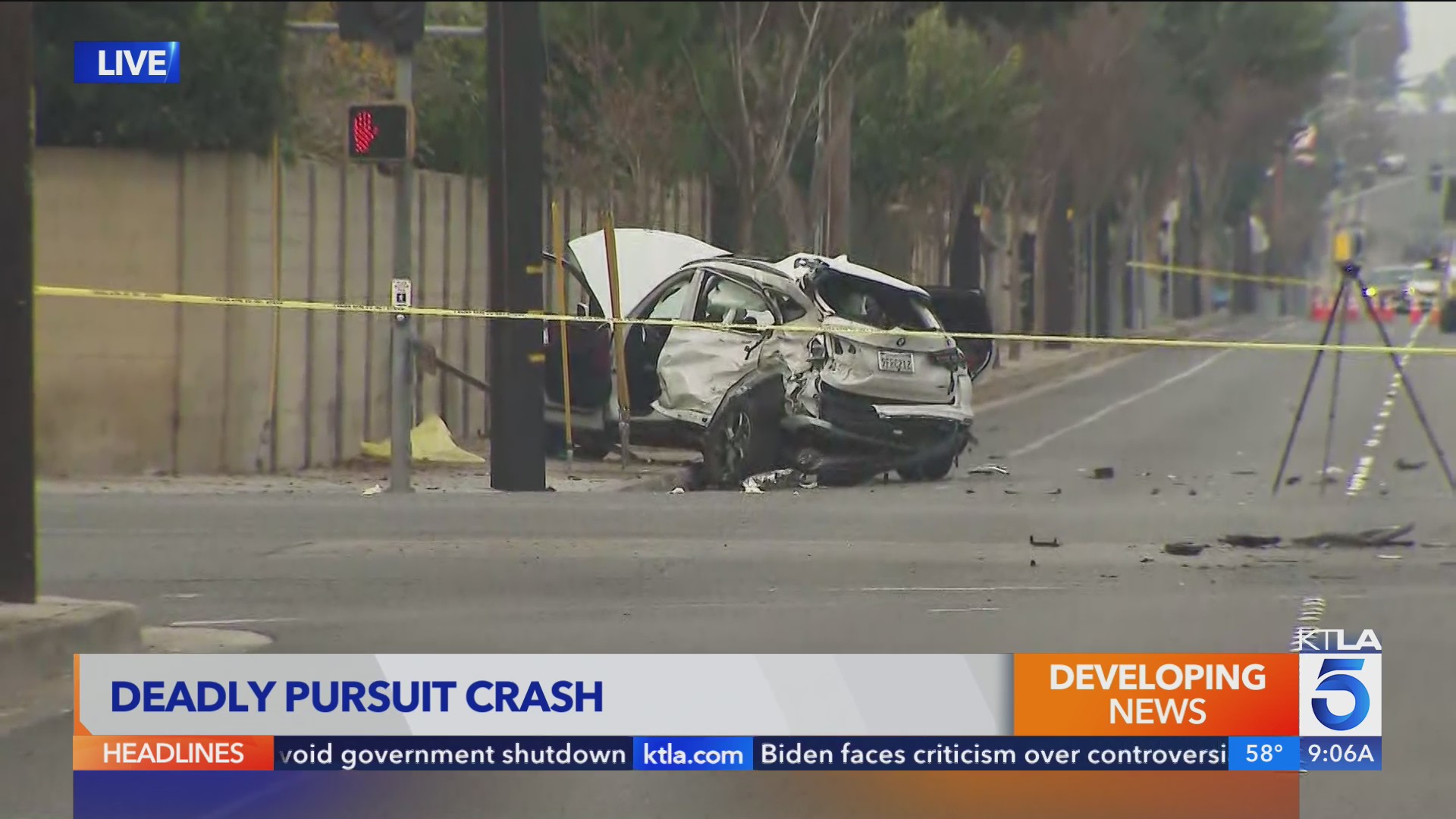 Arson suspect slams into BMW while fleeing police, killing 25-year-old ...