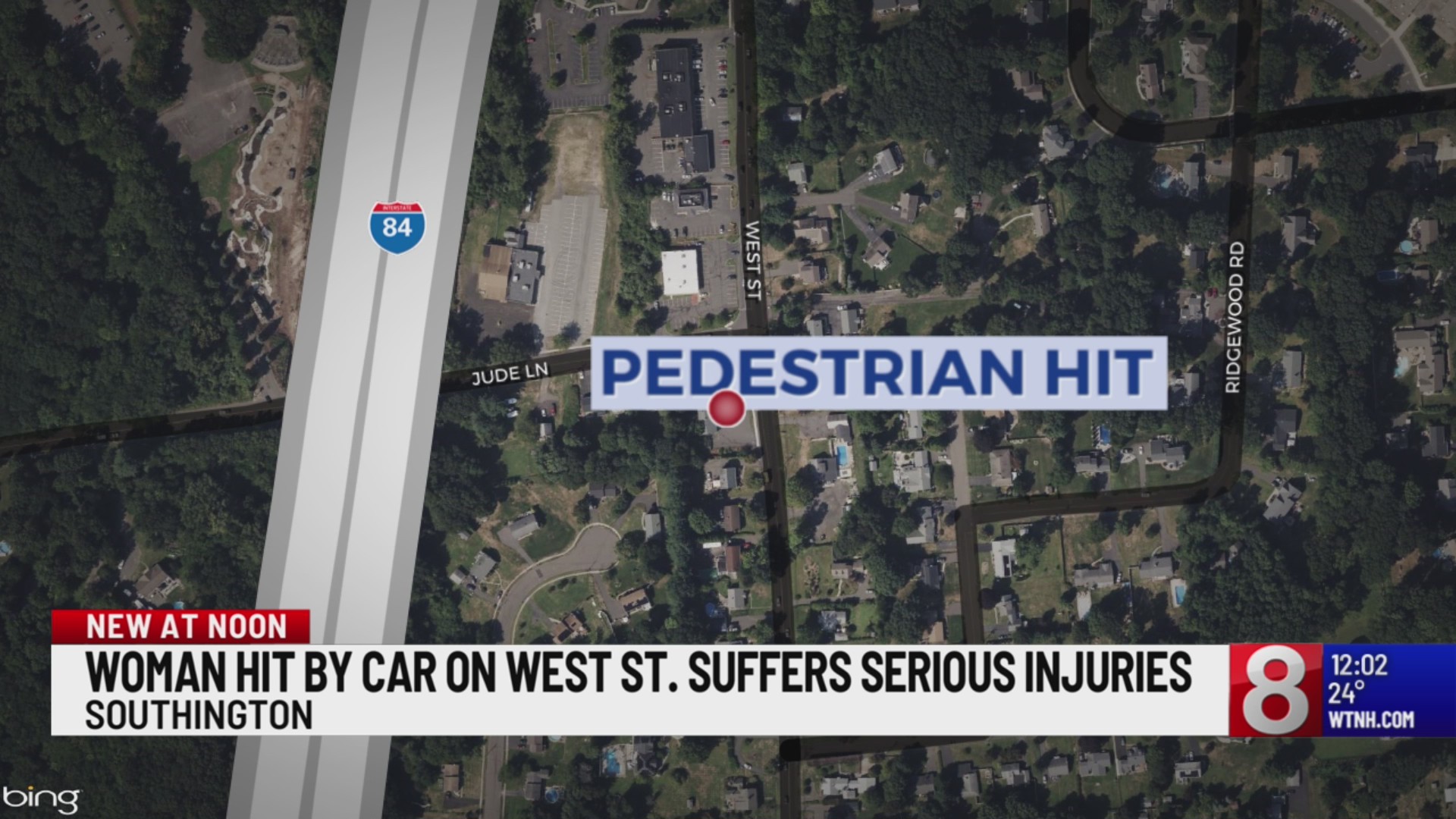 Woman seriously injured after being struck by car in Southington – WTNH.com