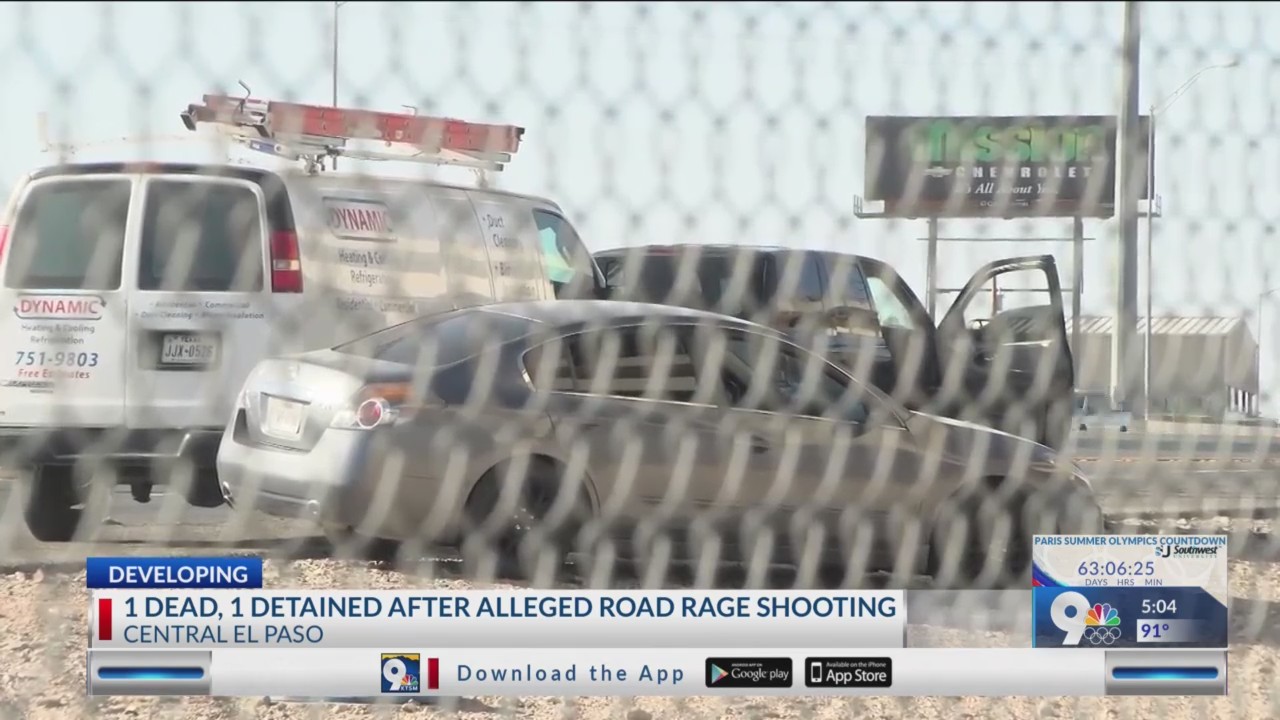 1 dead, 1 detained after alleged road rage shooting – KTSM 9 News